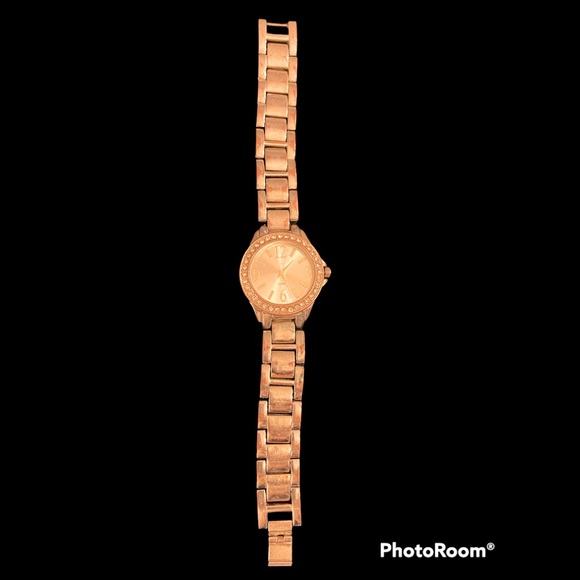 Accutime Quartz Diamond Watch with Minute Hand. Needs Battery - Picture 2 of 2